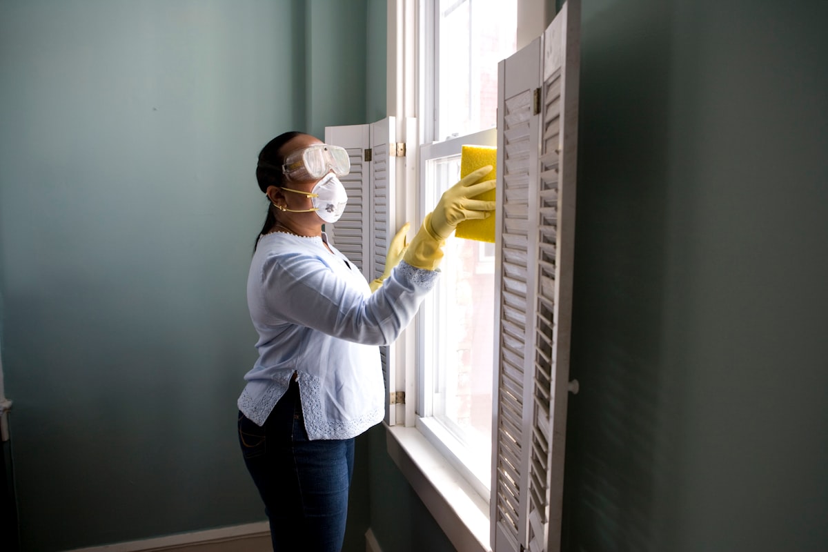 Tradesperson on a job site — Home Cleaners